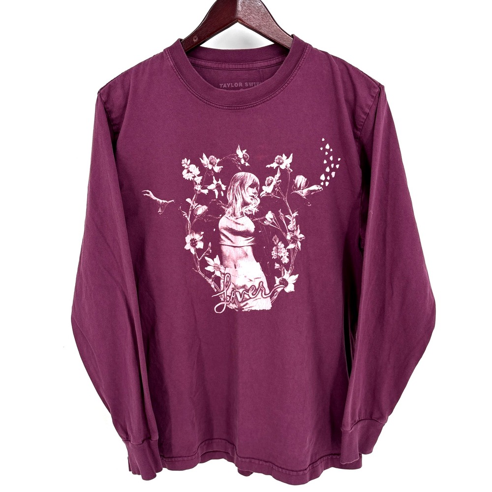 TAYLOR SWIFT Official Merchandise Lover Era Tee Shirt Sz M Long Sleeve
